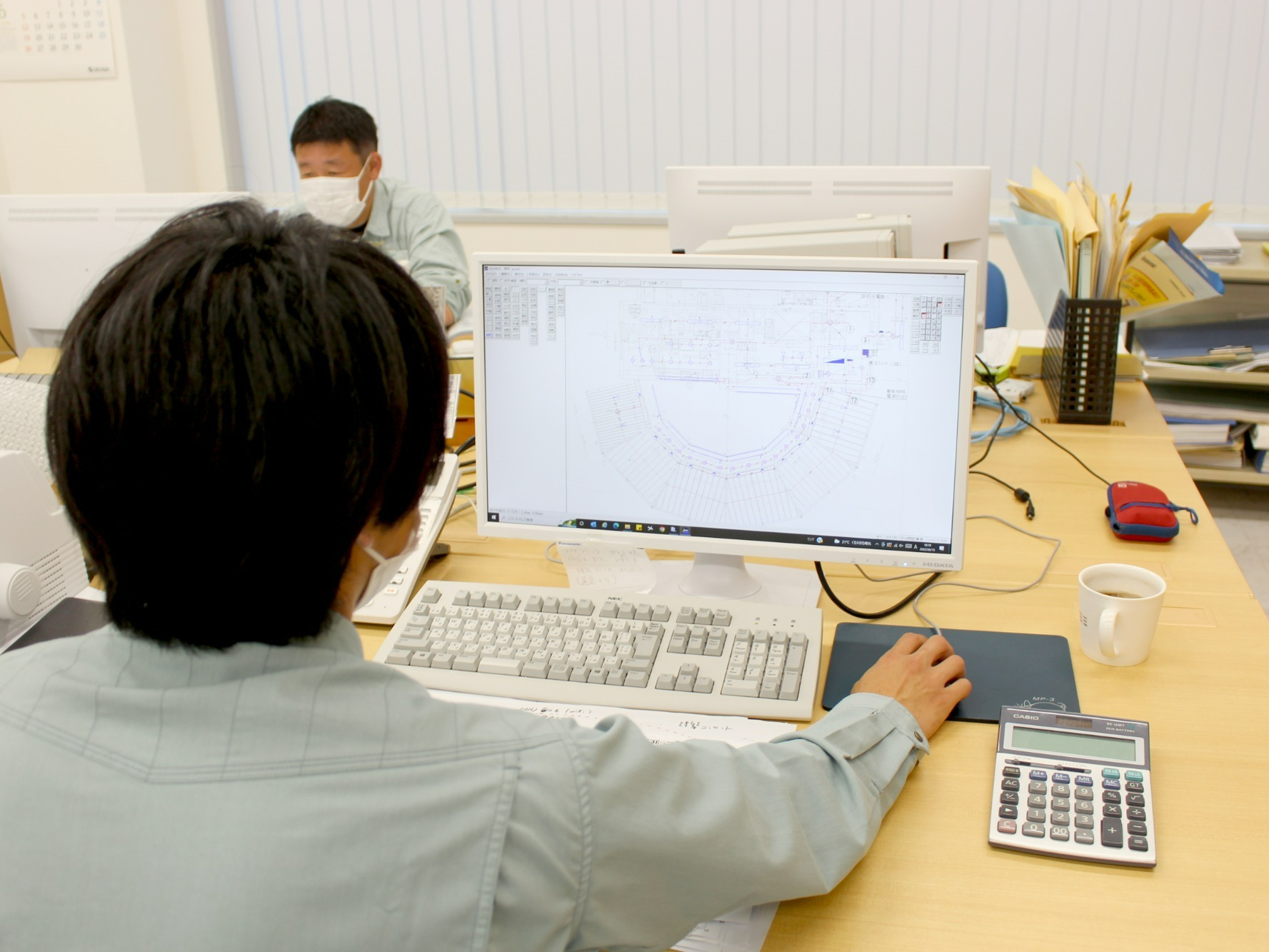 写真：施工図面作成